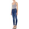 Forever 21 Women’s Curvy High-Rise Skinny Jeans(Dark Denim)