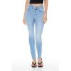 Forever 21 Women’s Curvy High-Rise Skinny Jeans(Light Denim)