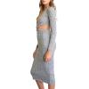 Forever 21 Women’s Cutout Bodycon Dress(Heather Grey)