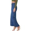 Forever 21 Women’s Denim Midi Slit Skirt(Medium Denim)