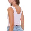 Forever 21 Women’s Floral Embroidered Crop Top(Pink)