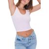 Forever 21 Women’s Floral Embroidered Crop Top(Pink)