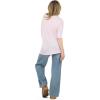 Forever 21 Womens Mesh Oversized Football Tee with Screen Graphics(Pink)