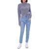 Forever 21 Women’s Mineral Wash Mock Neck Sweater(Royal)