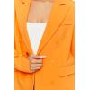 Forever 21 Women’s Notched Double-Breasted Blazer(Tangerine)