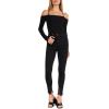 Forever 21 Women’s Off-The-Shoulder Cropped Sweater(Black)