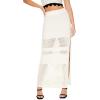 Forever 21 Women’s Open-Knit Maxi Skirt(Vanilla)