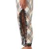 Forever 21 Women’s Plaid Lace-Trim Maxi Skirt(White)
