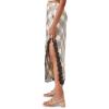 Forever 21 Women’s Plaid Lace-Trim Maxi Skirt(White)