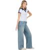 Forever 21 Womens Polo Tee with Embroidery(Grey)