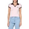 Forever 21 Womens Polo Tee with Embroidery(Pink)