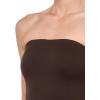 Forever 21 Women’s Regular Length Tube Top Strapless Stretch(Brown)