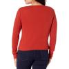 Forever 21 Women’s Ribbed Button-Front Top(Rust)