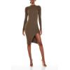Forever 21 Women’s Ribbed Knit Midi Sweater Dress(Cypress)