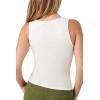 Forever 21 Women’s Ribbed Knit Tank Top(Cream)