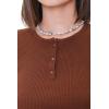 Forever 21 Women’s Ribbed Sweater-Knit Crop Top(Carob)