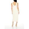 Forever 21 Women’s Ribbed Sweater-Knit Dress(Cream)