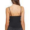 Forever 21 Women’s Seamed Fitted Cami(Black)