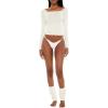 Forever 21 Women’s Seamless Crop Top(White)