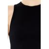 Forever 21 Women’s Seamless Cropped Tank Top(Black)