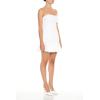 Forever 21 Women’s Strapless Eyelet Corset Mini Dress(White)