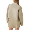 Forever 21 Women’s Twill Oversized Button-up Shirt(Khaki)