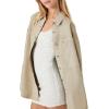 Forever 21 Women’s Twill Oversized Button-up Shirt(Khaki)