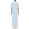 Forever 21 Women’s Zip-up Tie-front Denim Jumpsuit(Light Denim)