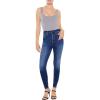Forever 21 Women’s Curvy High-Rise Skinny Jeans(Dark Denim)