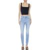 Forever 21 Women’s Curvy High-Rise Skinny Jeans(Light Denim)