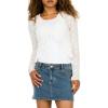 Forever 21 Women’s Lace Tie Front Shrug – Long Sleeve Sheer Cropped Cover-Up with Ruffle Hem(Ivory)