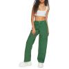 Forever 21 Women’s Mid-Rise Denim Cargo Pants(Avocado)