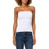 Forever 21 Women’s Regular Length Tube Top Strapless Stretch(White)