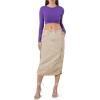 Forever 21 Women’s Seamless Crop Top(Purple)