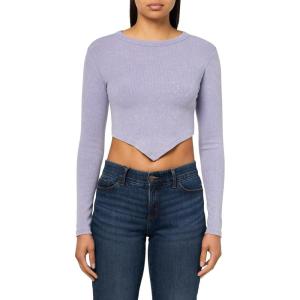 Forever 21 Women’s Acid Wash Crop Top(Dusty Lavender)