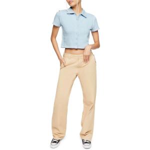 Forever 21 Women’s Button-Down Shirt(Cloud)