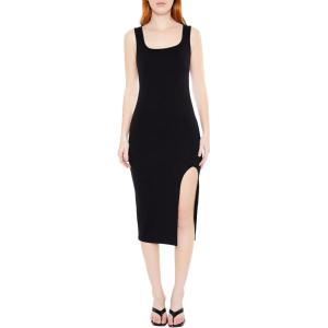 Forever 21 Women’s Ponte Knit Midi Tank Dress(Black)