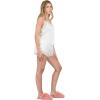 Forever 21 Womens Satin Cami with Lace Trim Sleepwear(White)