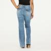 Forever 21 Women’s Flare Denim High-Rise Slim Fit Stretch Jeans – Retro Y2k Style(Blue)