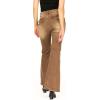 Forever 21 Women’s Flare Denim High-Rise Slim Fit Stretch Jeans – Retro Y2k Style(Brown)