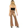 Forever 21 Women’s Flare Denim High-Rise Slim Fit Stretch Jeans – Retro Y2k Style(Brown)