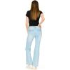 Forever 21 Women’s Flare Denim High-Rise Slim Fit Stretch Jeans – Retro Y2k Style(Light Wash)
