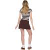Forever 21 Women’s Mini A-line Skirt with Inner Shorts(Brown)