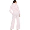 Forever 21 Women’s Wide Leg Jogger with Hidden Drawstring and Screens(Pink)