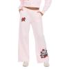 Forever 21 Women’s Wide Leg Jogger with Hidden Drawstring and Screens(Pink)