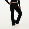 Forever 21 Women’s Cable Knit Wide-Leg Sweater Pants(Black)