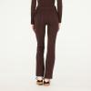 Forever 21 Women’s Cable Knit Wide-Leg Sweater Pants(Brown)