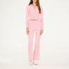 Forever 21 Women’s Cable Knit Wide-Leg Sweater Pants(Pink)