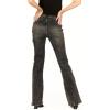 Forever 21 Womens Denim Pant with Tie Up Front(Black)