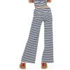 Forever 21 Women’s Wide Leg Fold Over Pants(Navy)